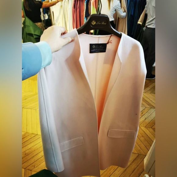 Loro Piana Jackets & Blazers - Loro Piana Gift of King Cashmere Long Coat Pink 38